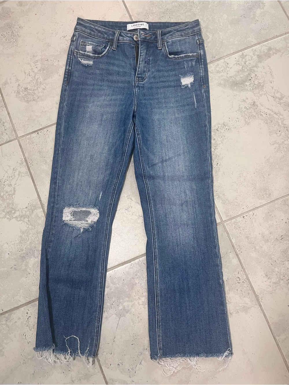 Lovervet Distressed Blue Women's Jeans